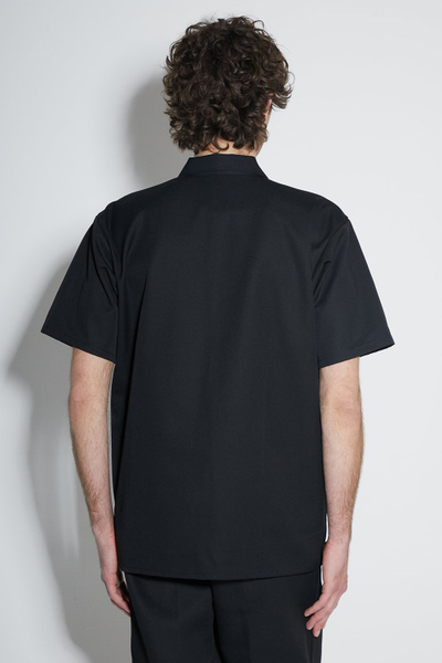 Këmishë pune Ben Davis Half Zip, me mëngë të shkurtra, poliestër pambuk, njëngjyrëshe