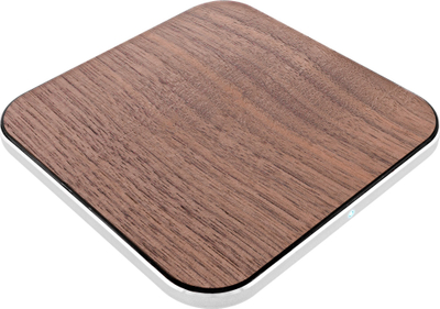 Karikues inalámbrik InLine Qi Woodcharge, Fast Charge 15W, USB C, ngjyrë druri