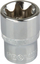 Kapak çelësi Pro-Line Torx E7, 1/4\", 25mm, gri metalik