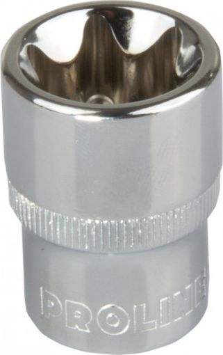 Kapak çelësi Pro-Line Torx E7, 1/4\", 25mm, gri metalik