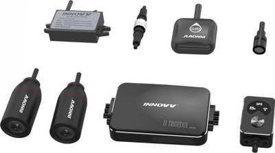 Regjistrues video motoçiklete Innovv K3, 2 kamera, GPS, i zi