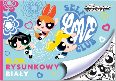 Fletore vizatimi Teka Powerpuff Girls, A4, 20 fletë, e bardhë