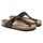 Shapka Birkenstock Gizeh W 43691, mikrofibër vegane, taban tapë natyrale, të zeza
