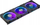 Ventilatorë PC Phanteks D30 140mm D RGB Reverse, set 3 copë, PWM, të zinj