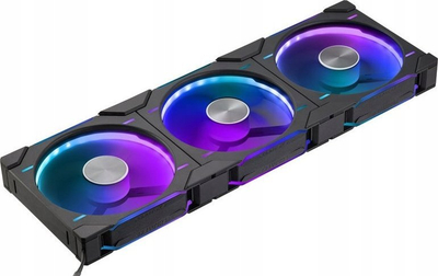 Ventilatorë PC Phanteks D30 140mm D RGB Reverse, set 3 copë, PWM, të zinj