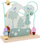 Lodër druri edukative TREFL Wooden Toy Shapes and Numbers Bobaski and Bear 61823, puzzle me forma e numra, ngjyra pastel
