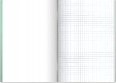 Fletore Herlitz Notebook A5, 60 faqe me kuti, kopertinë PP ekologjike, ngjyra pastel, 5 copë
