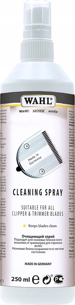 Спреј за чистење Wahl Moser Cleaning Spray, 250 ml, проѕирен