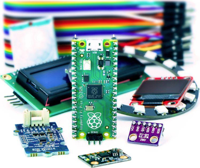 Set 13 modulesh (programe mostër + tabelë) Botland Raspberry Pi Pico, 264 KB