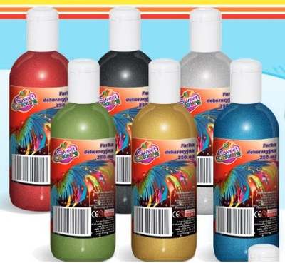 Декоративна боја Sweet Colours Metallic, 250 ml, металик, златна