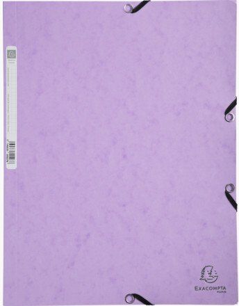 Dosje prezantuese Exacompta Mauve, format A4, karton i fortë, vjollcë
