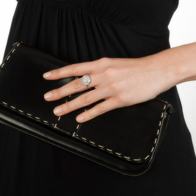Unazë për femra Hot Diamonds Emozioni Laghetto BouquetER011, e argjendtë