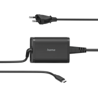 Karikues për laptop Hama universal Type-C, (PD), 5-20V / 65W, i zi