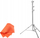 Stativ për llampa Jinbei MF-3000F, 310cm, 20kg, argjendtë