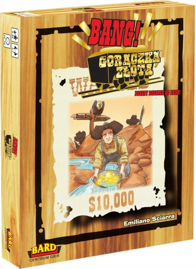 Игра на маса Bang Gold Fiver PL, за семејство, на полски, многуобоена