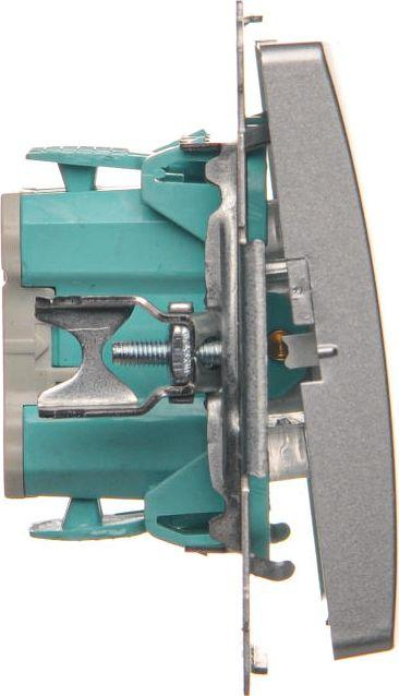 Çelës i shkallëve Kontakt-Simon Simon Basic (BMW6L.01 / 43), 10AX, 250V, i argjendtë