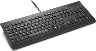 Tastierë Lenovo me lexues SmartCard, e zezë