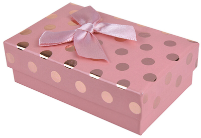 Kuti për bizhuteri JK Box KC-6 / A5, rozë, 5 x 8 x 2.5 cm 