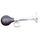 Boricë biçiklete Dunlop Chrome, 21cm, metal, argjendtë