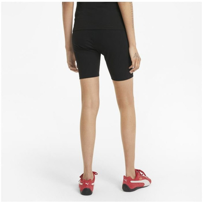Tuta të shkurtra sportive Puma Classics për femra, elastike, e zezë