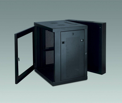 Kabinet mur muror rrjeti Tripp Lite SmartRack SRW12USG, 12U, me derë Plexiglas, ngjyrë e zezë