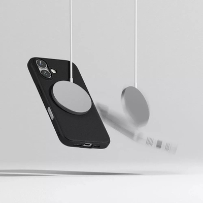 Këllëf telefoni Ringke Onyx Magnetic MagSafe për iPhone 16, nga TPU, i zi