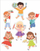 Set dekorimi dritaresh LearnHow Children 01, dyanshëm, 6 copë, shumëngjyrësh
