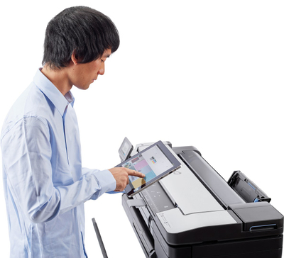 Plotter HP DesignJet T830 24", A1, multifunksional, gri
