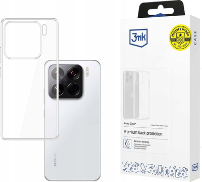 Заштитна маска 3mk Clear Case за Xiaomi 15, проѕирна