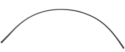 Tub termokontraktues pa halogjen, 2.4 mm në 1.2 mm, 1 m, i zi