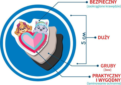 Set magnetësh Maksik PAW Patrol Happy Day ML4034 04, 22 copë, shumëngjyrësh