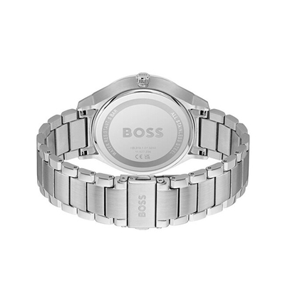 Orë dore burrash Hugo Boss Tyler 1514106, e argjendtë