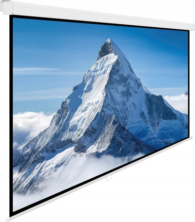 Ekran projekcioni me dorë ART MA-120, 120\", 305x305cm, i bardhë