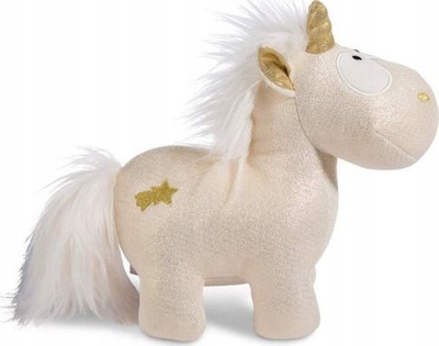 Lodër pelushi Nici Unicorn Shooting Star, 32 cm, njëbrirësh, ngjyrë ari