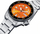 Orë Seiko SRPK35K1, e argjendtë/portokalli