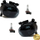 Set drita mjegulle Black Smoked H11, për Audi A5 A4 B8 A6 4G Q3 dhe VW Passat CC, të zeza
