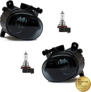 Set drita mjegulle Black Smoked H11, për Audi A5 A4 B8 A6 4G Q3 dhe VW Passat CC, të zeza