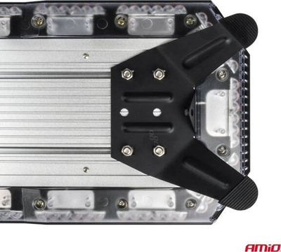 Предупредувачко LED светло AMiO 03345, 12V 24V, портокалово