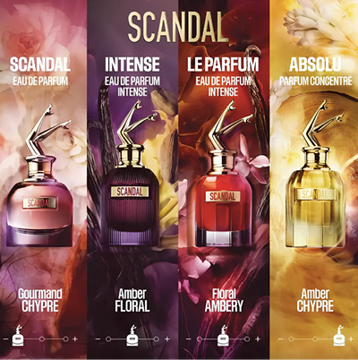 Parfum Jean Paul Gaultier Scandal Intense Eau de Parfum, për femra