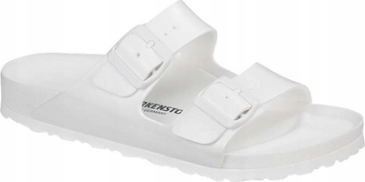 Sandale Birkenstock Arizona 129441, unisex, të bardha, nr 45