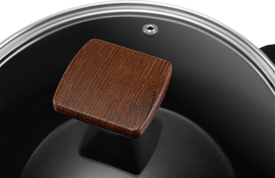 Tenxhere Polaris Albero 20C, alumin i farkëtum, 2.2L, me kapak xhami