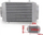Intercooler TurboWorks për Mini Cooper S R53 1.6, 290x205x55 mm, alumin, ngjyrë argjendt