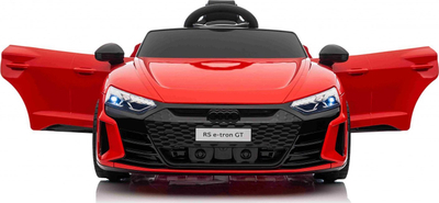 Makina elektrike për fëmijë Audi E Tron GT, telekomandë, ulëse lëkurë, e zezë
