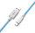 Kabllo spirale CableMod Classic, USB-C/USB-A, 1,5m, e kaltër e çelët