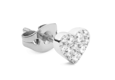 Vath i vetëm për femra Daniel Wellington Heart DW00400878, i argjendtë
