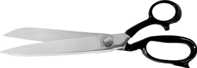 Gërshërë rrobaqepsie profesionale, 30.5 cm, çelik, doreza të zeza