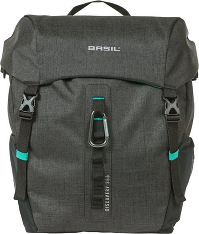 Çantë anësore biçiklete Basil Single Pannier Bag, 9L, që s’e ha uji, gri e errët