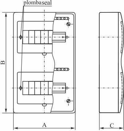 Tabllo shpërndarëse Elektro-Plast RN-16/B, 2x8 module, IP40, e bardhë