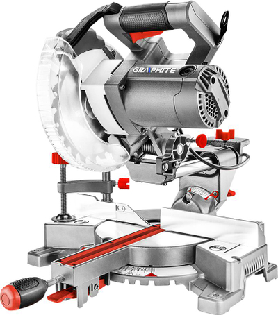 Sharrë këndore prerëse Graphite 59G800, 1400W, disk 185mm, gri