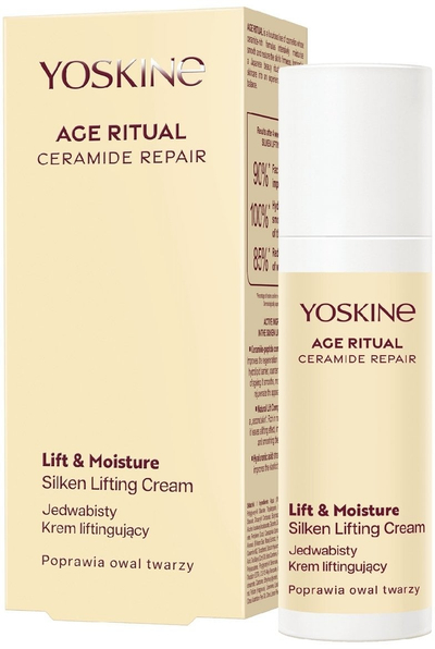 Krem fytyre Yoskine Age Ritual Ceramide Repair, lifting dhe hidratues, për lëkurë të thatë